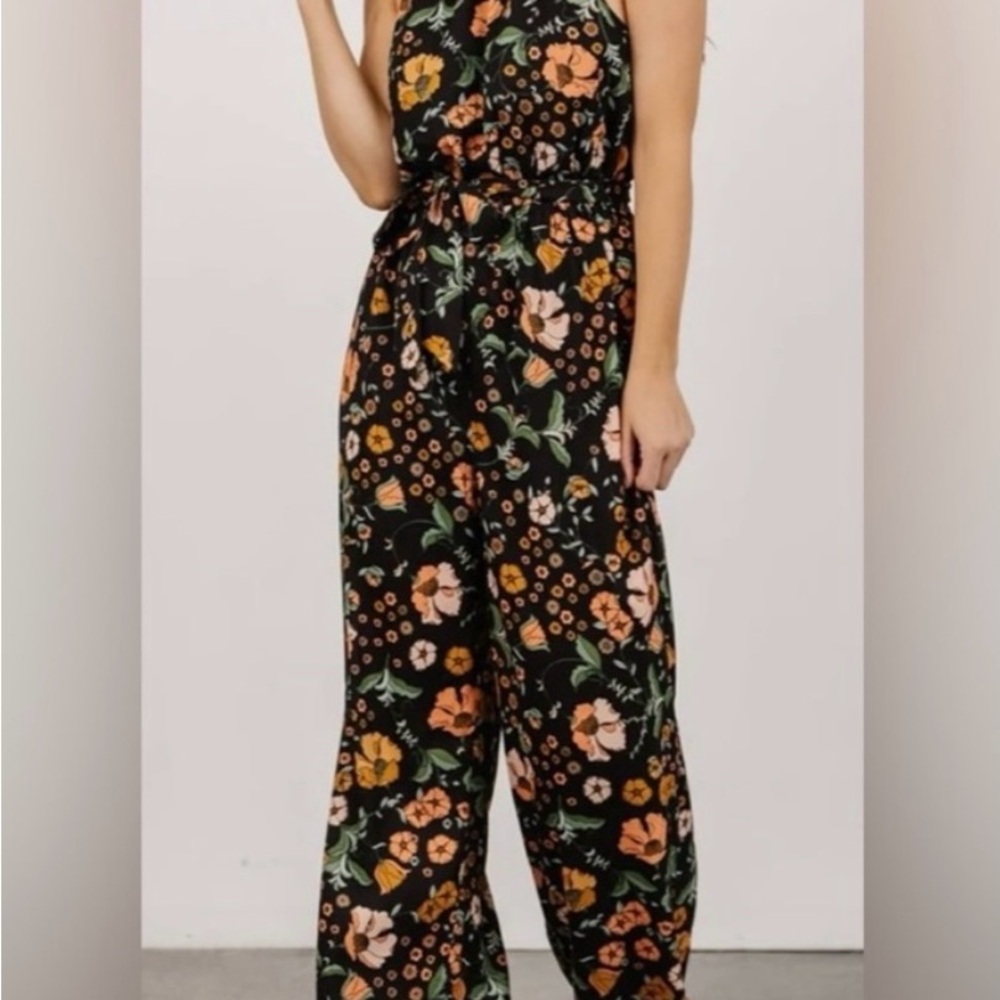 NWT Baltic Born Mallory High Neck Floral Jumpsuit